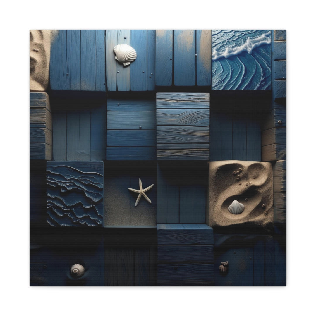 Coastal Tides Matte Canvas, Stretched, 1.25" by Pure Islander