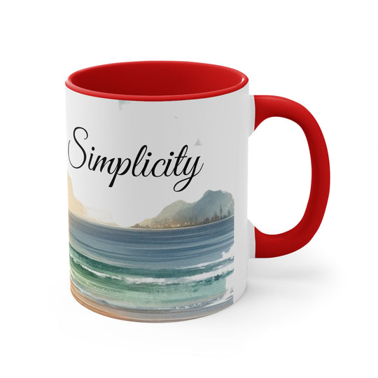 Discover Island Bliss with Our Stylish 11oz Ceramic Mug, Coffee Mug, 11oz