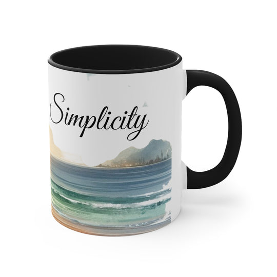 Discover Island Bliss with Our Stylish 11oz Ceramic Mug, Coffee Mug, 11oz