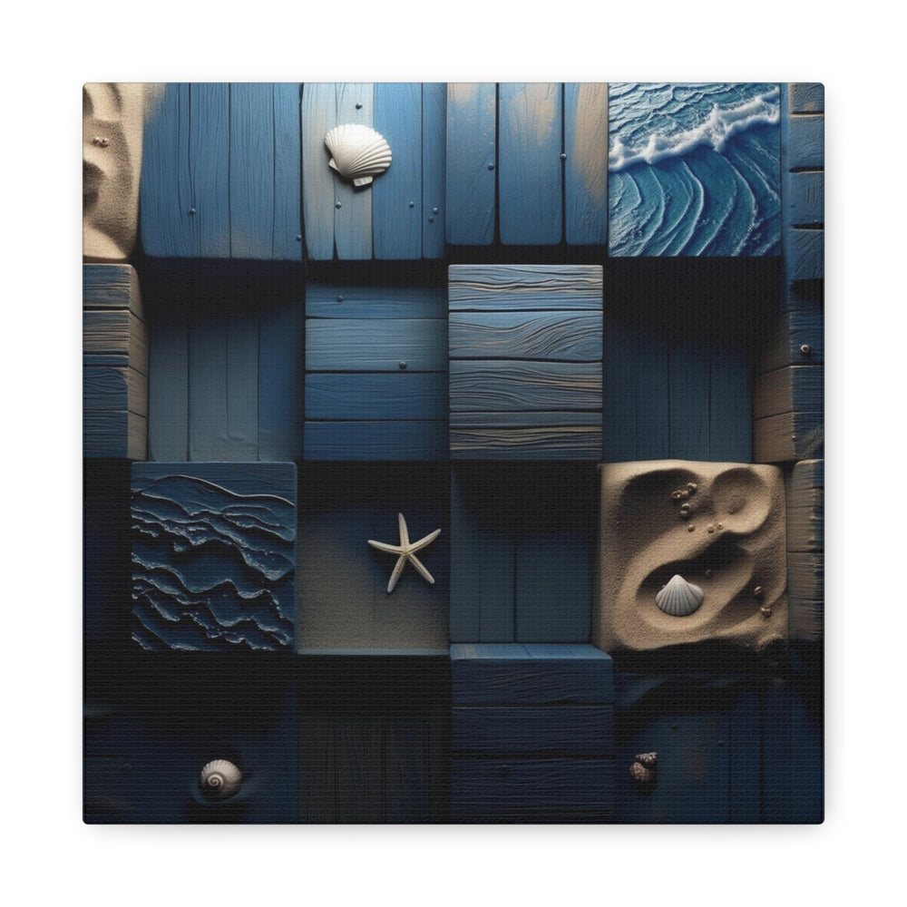 Coastal Tides Matte Canvas, Stretched, 1.25" by Pure Islander