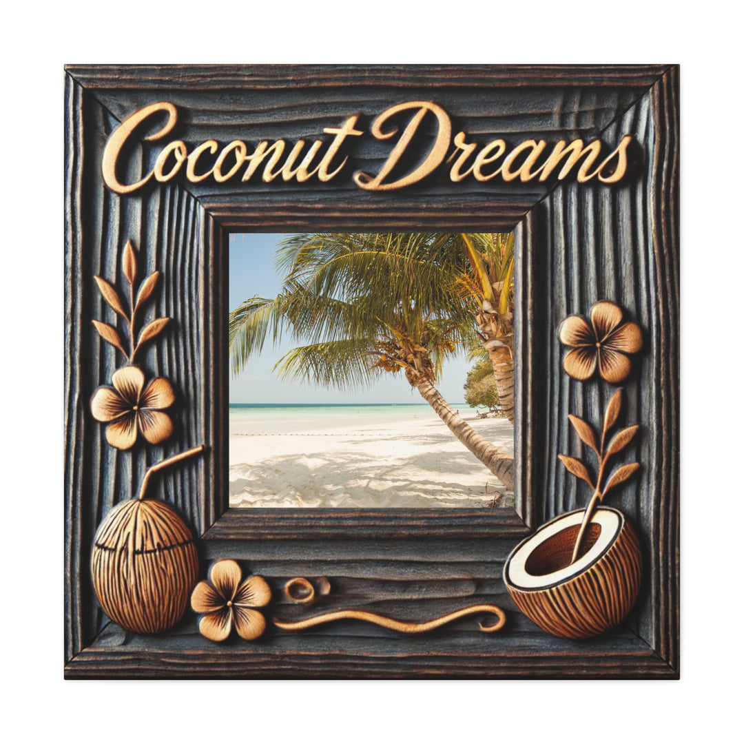 Coconut Dreams Matte Canvas, Stretched, 1.25"