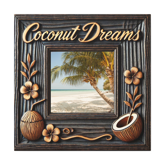 Coconut Dreams Matte Canvas, Stretched, 1.25"
