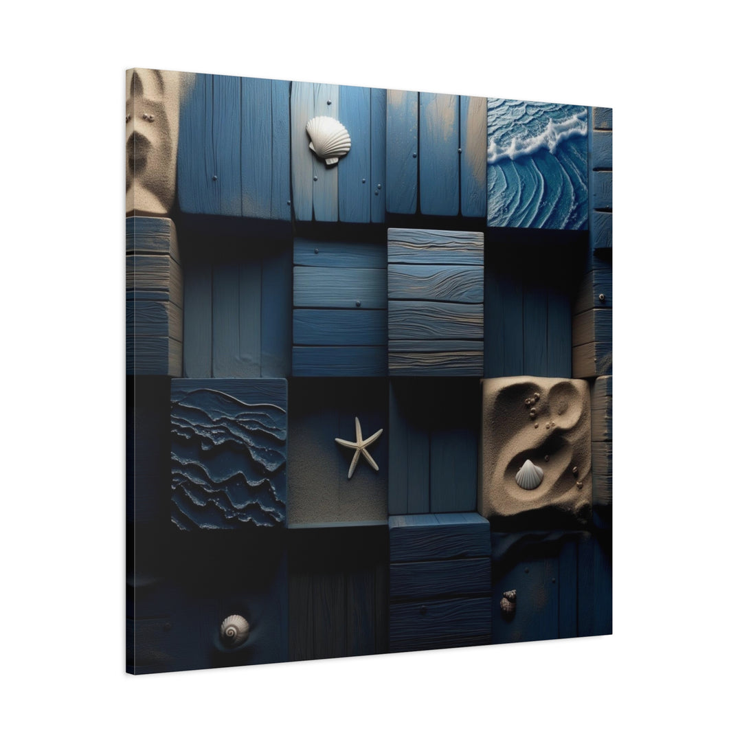Coastal Tides Matte Canvas, Stretched, 1.25" by Pure Islander