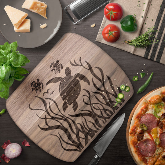 American Craftsmanship at Its Best: Sea Turtle Cutting Board
